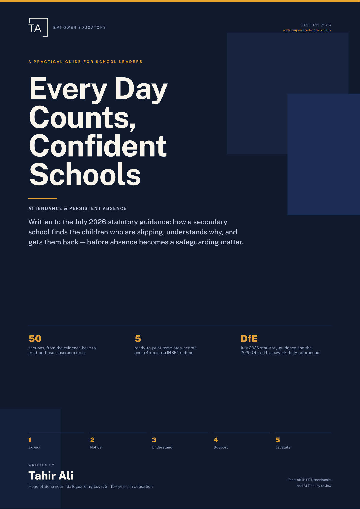 Cover of Every Day Counts, Confident Schools