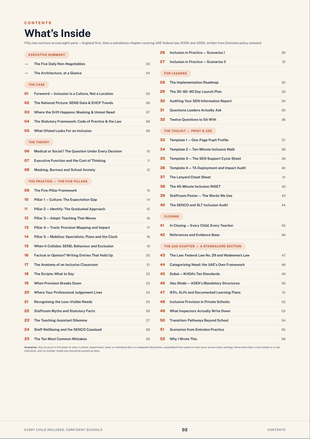 Page 2 of Every Child Included, Confident Schools