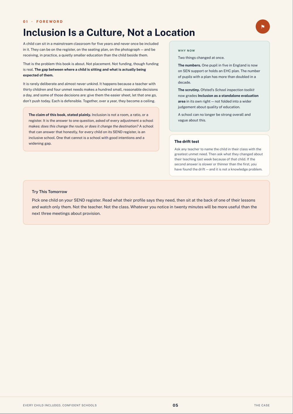 Page 5 of Every Child Included, Confident Schools